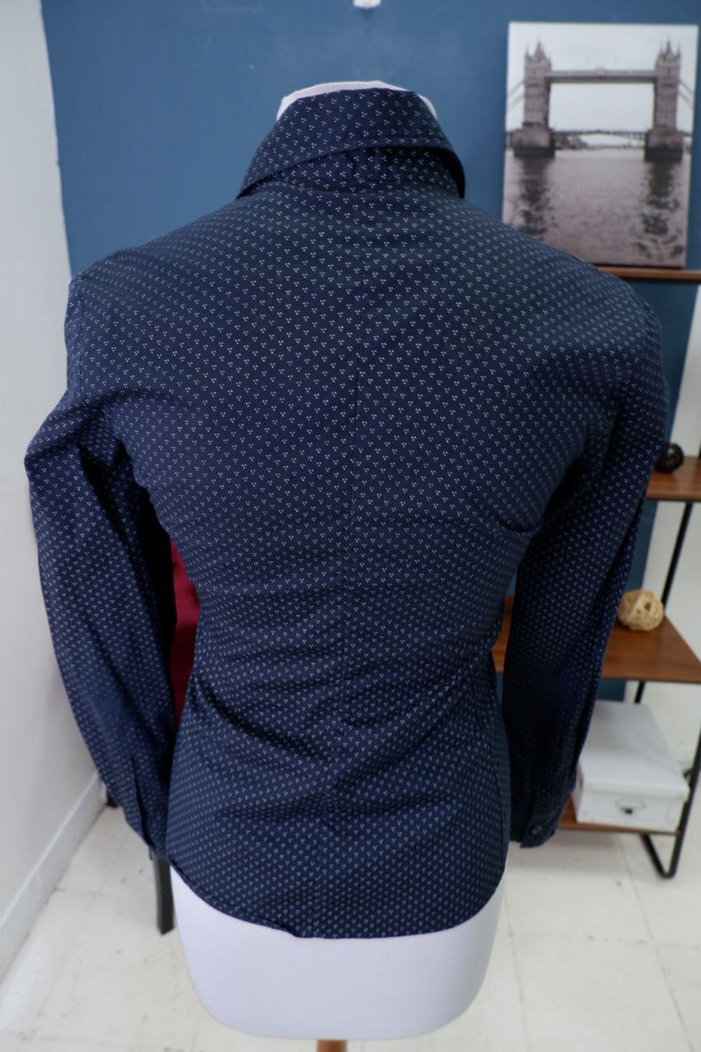 Рубашка Glenfield с мелким принтом 42 размер