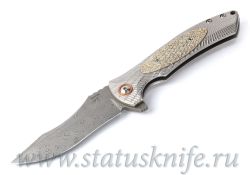 Нож Les George Harpy Full Custom Damascusфотография - 1