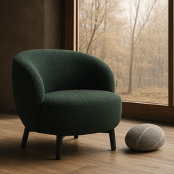 Дизайнерское кресло OWL букле