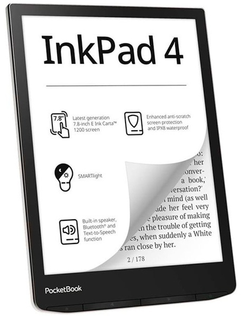Электронная книга POCKET BOOK PB743G-U-CIS серебристый