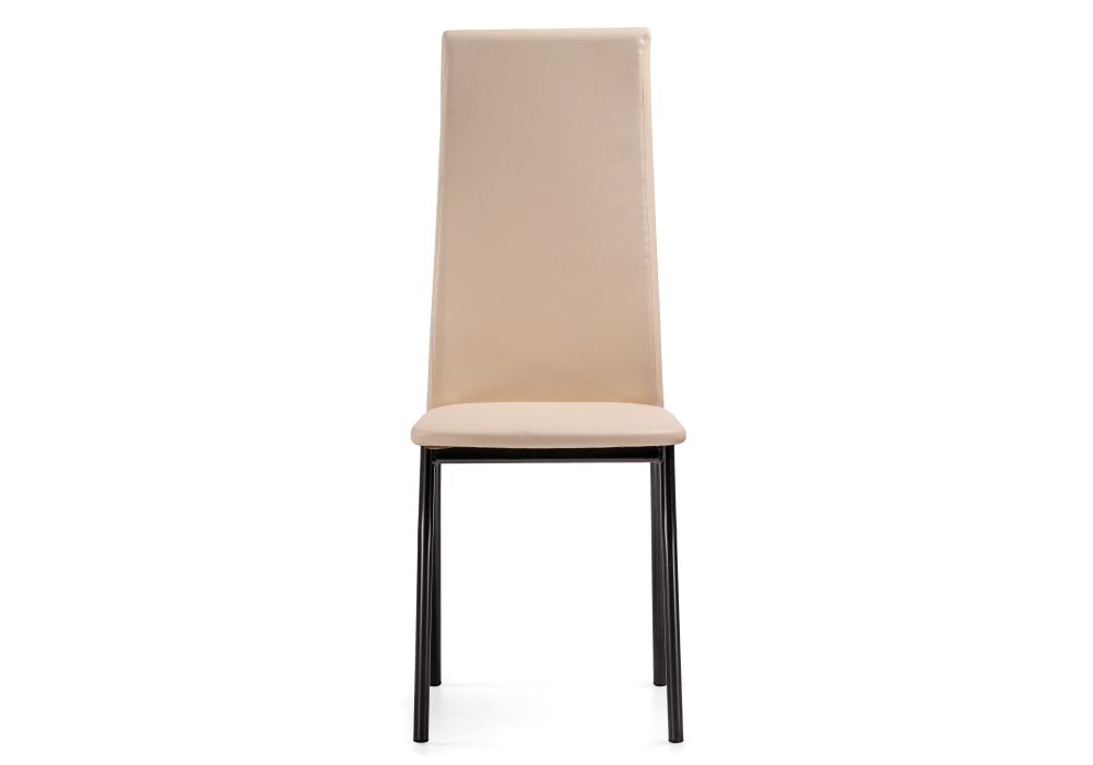 Стул на металлокаркасе Mirilis ваниль / темный мусс