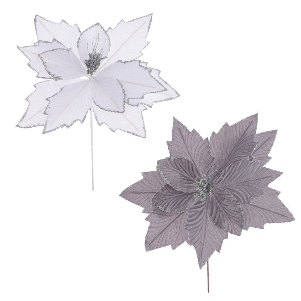 GAEM Цветок искусственный "Пуансеттия", L42 W42 H45 см, 2в.