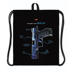 Мешок д/обуви 41х49см "Gun" 1 отделение с петлей (Хатбер)