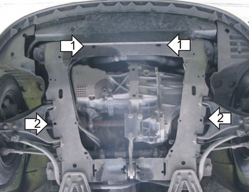 Защита двигателя для Renault Kangoo, Symbol Motodor.71708