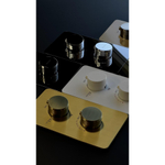 Встраиваемый смеситель для душа и ванны с термостатом двухпроходной Boheme CELL 134-2-G GOLD