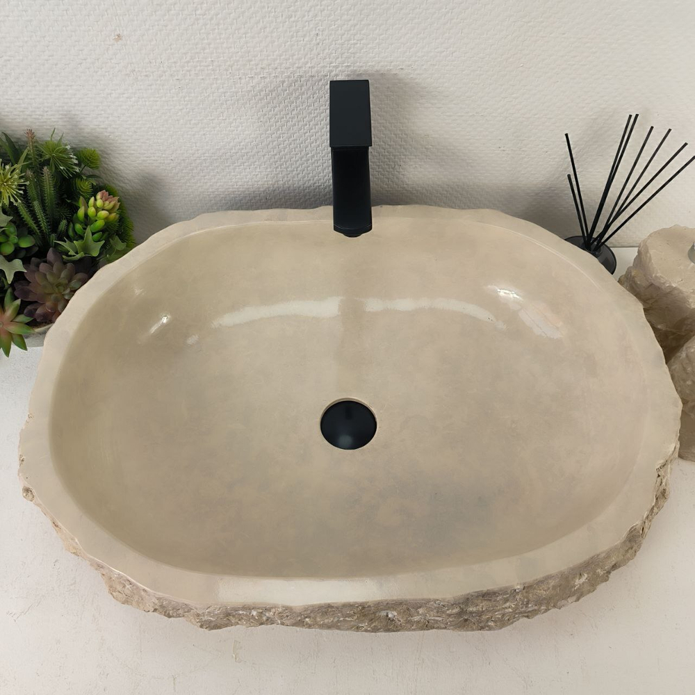 Раковина из мрамора Erozy Cream EM-65098 65*47*16 0879