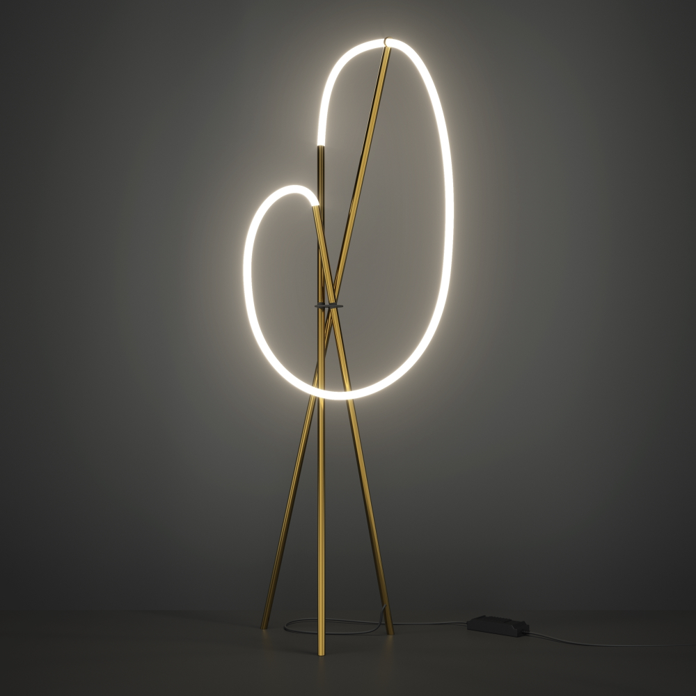 Торшер светодиодный Maytoni Crochet MOD369FL-L36BS3K