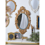 Зеркало настольное, под старину 17x2x18см