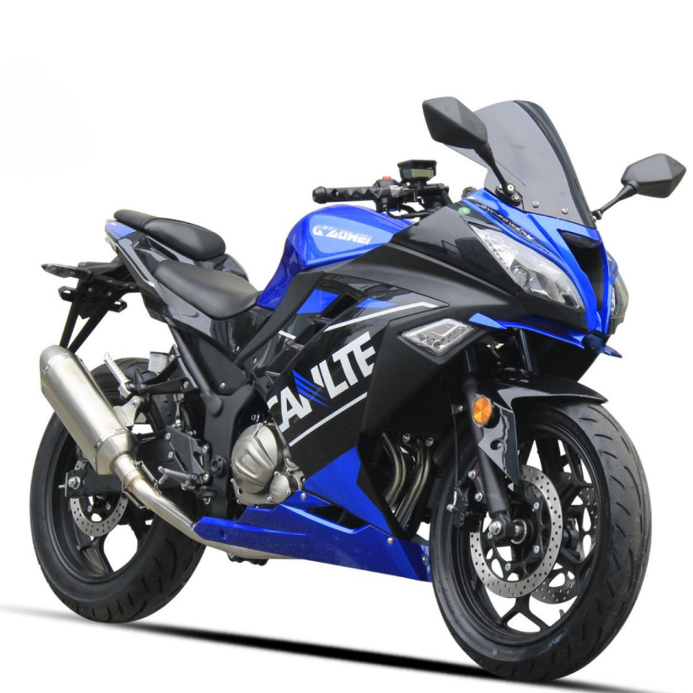Мотоцикл бензиновый Xiao Niu 400CC, синий