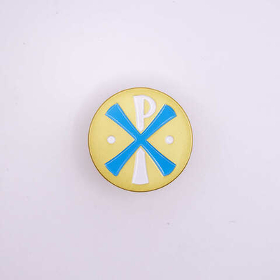 Значок Хризма РХ круглый