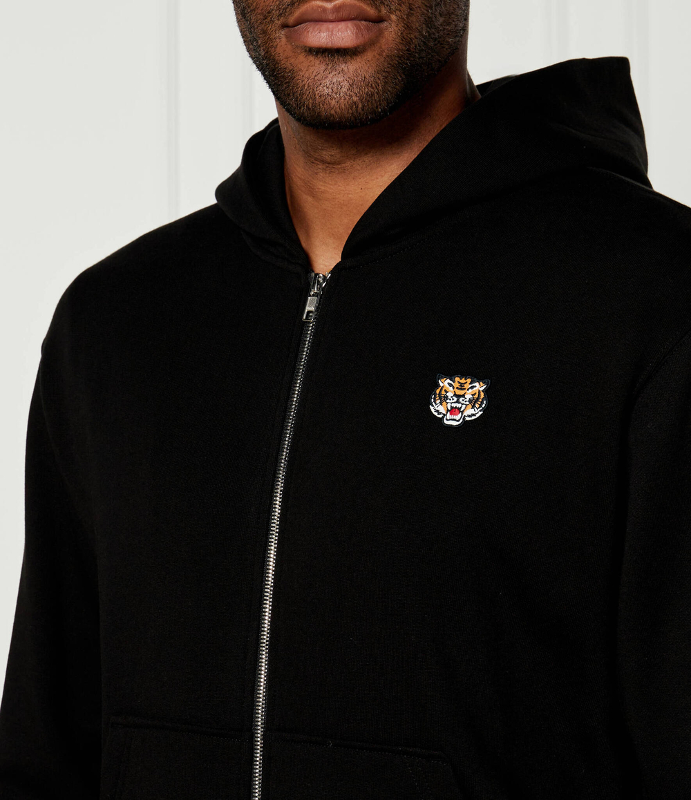 Худи LUCKY TIGER Kenzo - черный(FE55SW1964MF)