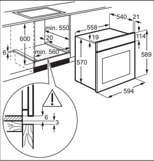 Электрический духовой шкаф Electrolux OPEB 4230 W