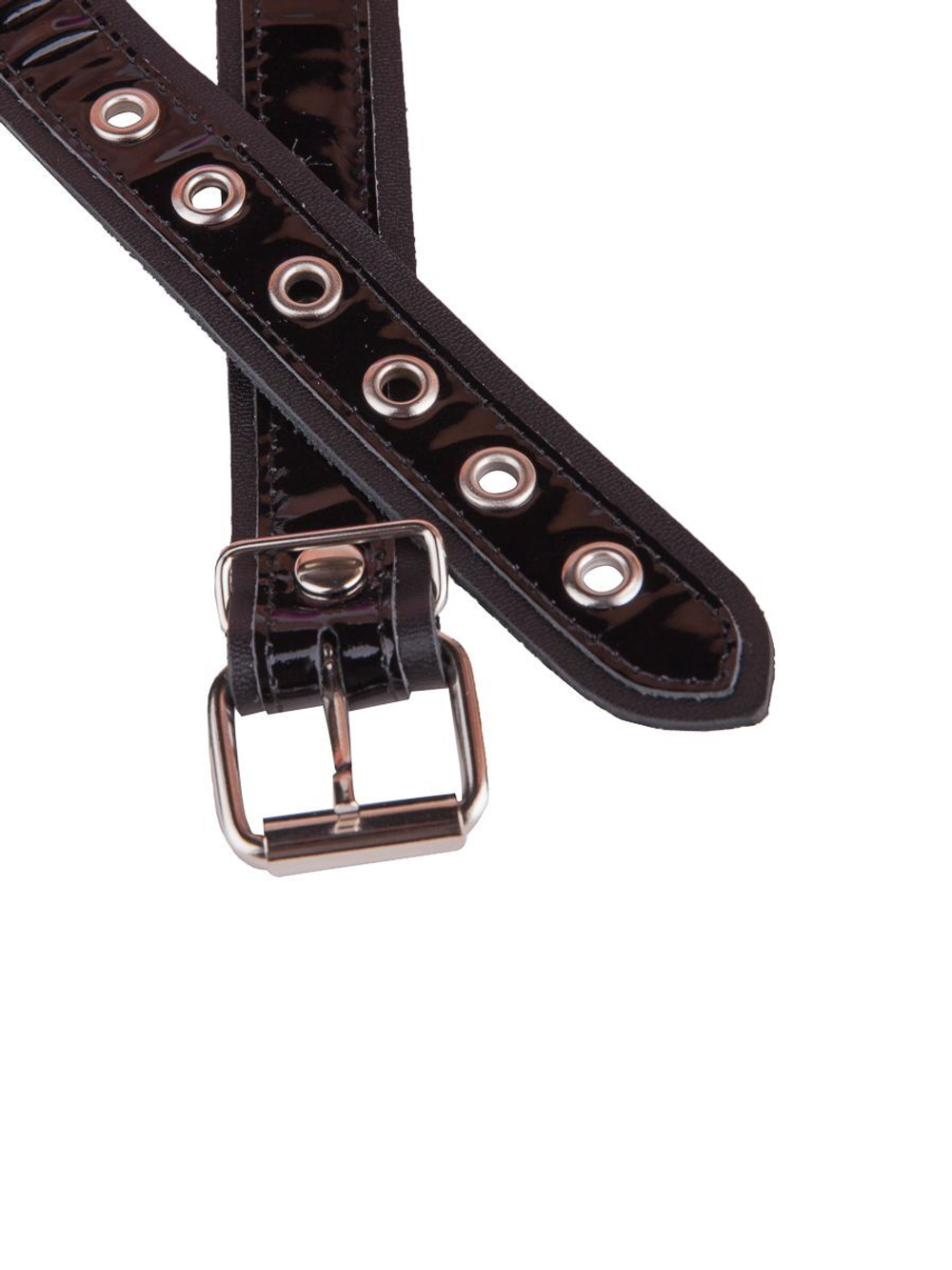 Розовый кляп-шар на черных кожаных ремешках (Цвет: розовый с черным)