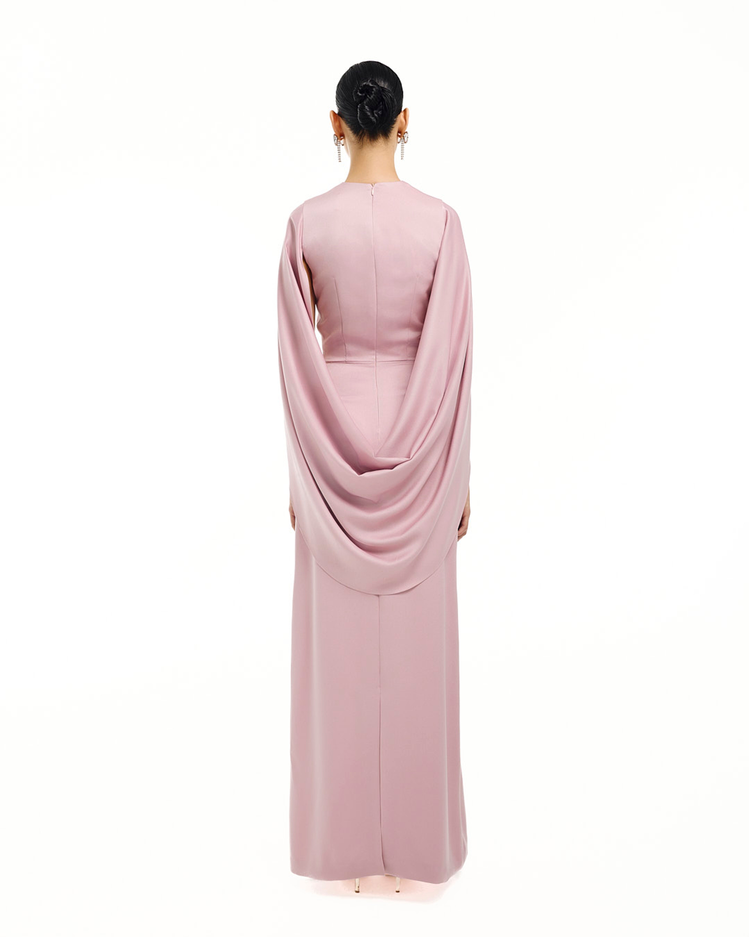 Платье Reina (Рейна) грязно-розовое