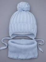 Шапка для девочек осенняя и снуд