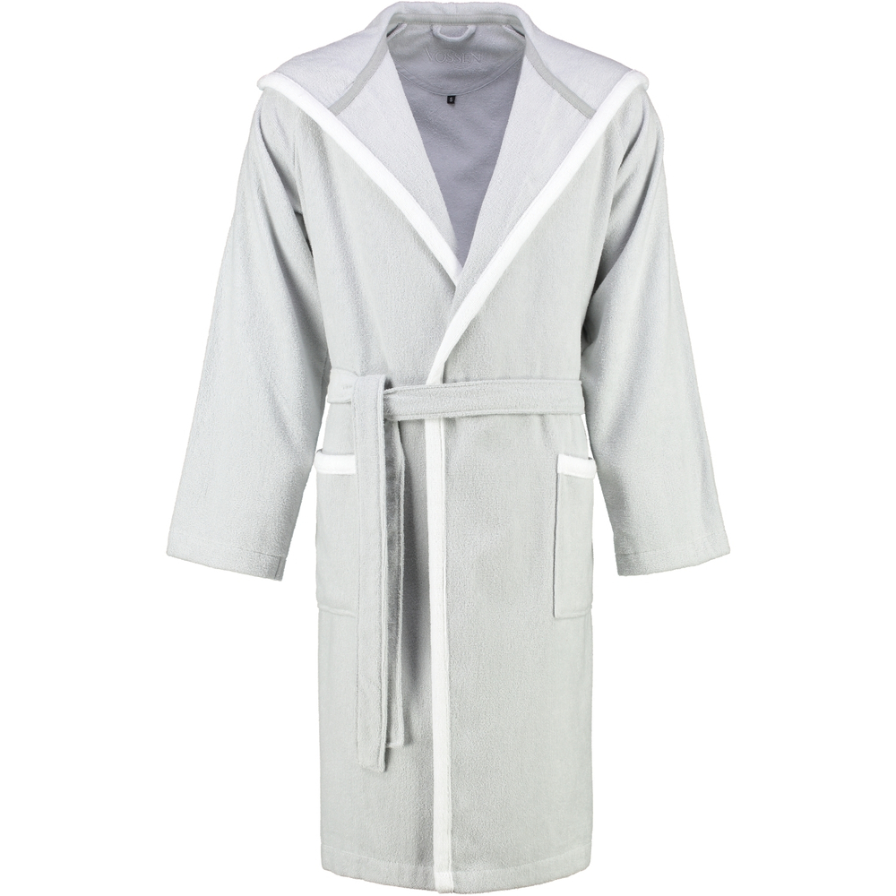 Элитный халат велюровый LC-Wing светло-серый от Vossen Австрия