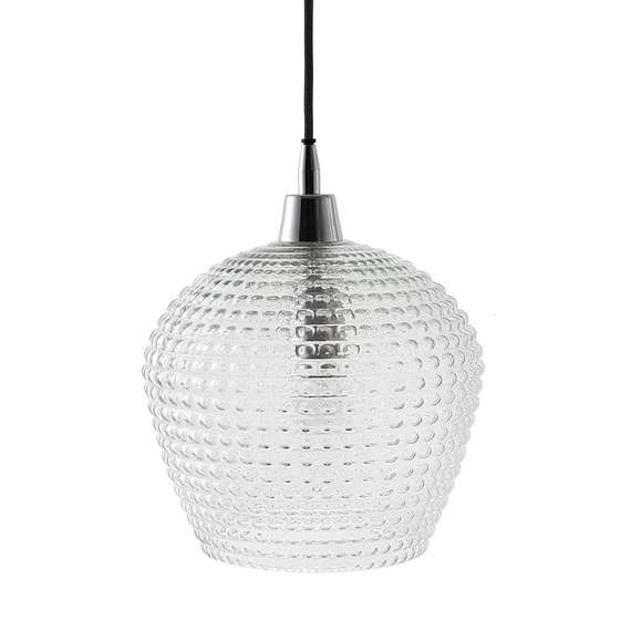 Светильник подвесной aurora, D24 см, прозрачный