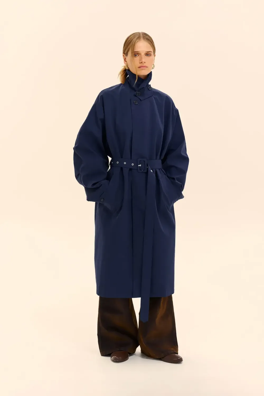 Джинсы с велюр эффектом (Шоколадный ликер), коричневые