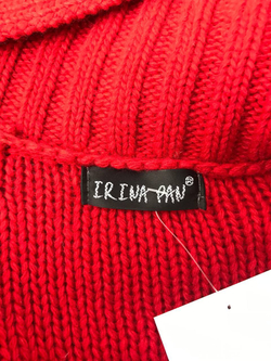 Кофта Irina Pan красная шерстяная 44-46 размер
