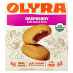 Olyra, Soft Baked Bites, со вкусом малины, 4 пакетика On the Go по 37,5 г (1,32 унции)