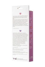 Фиолетовый вибратор High-Tech fantasy с бабочкой для клитора - 22,4 см. (Цвет: фиолетовый)