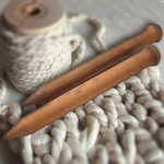 Большие Спицы для Крупной вязки из Дерева 30мм/300мм Сосна #N13