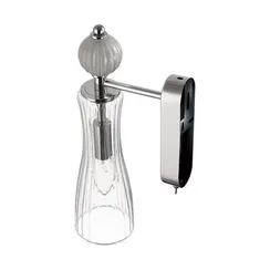 8269/1W NEOCLASSI хром/серый/прозрачный, металл/керамика/стекло Бра Е14 1*40W 220V EMILY