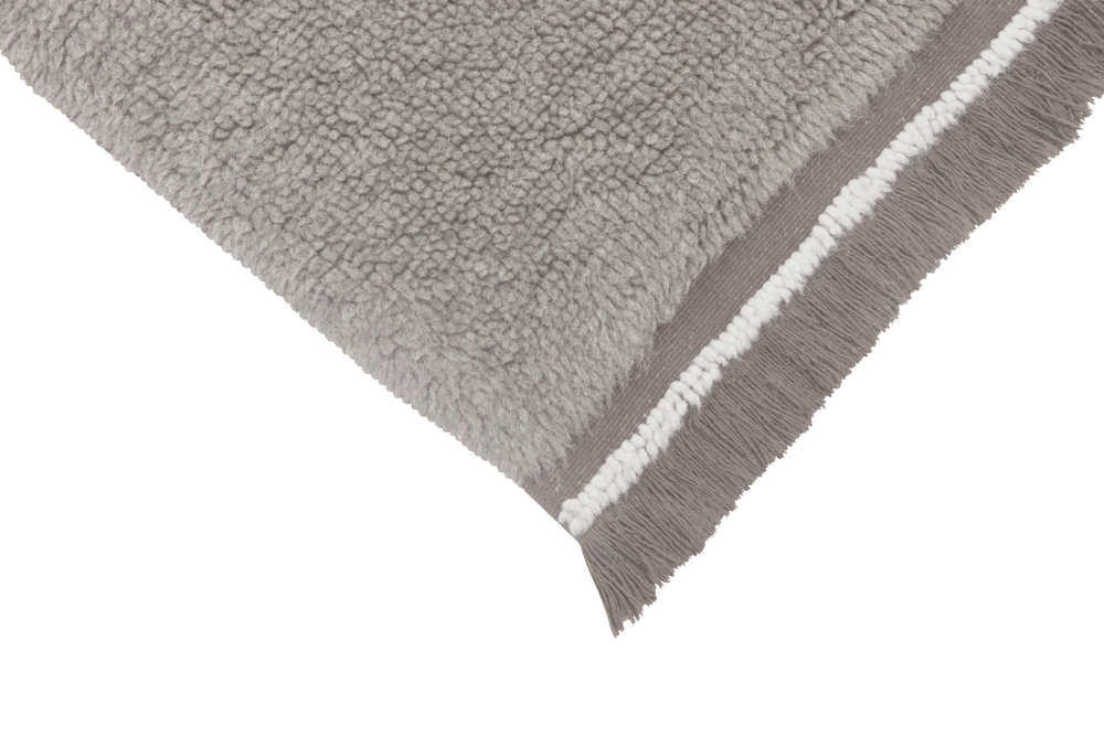 Шерстяной стираемый ковер Lorena Canals Steppe Sheep Grey XL (200 x 300 см)