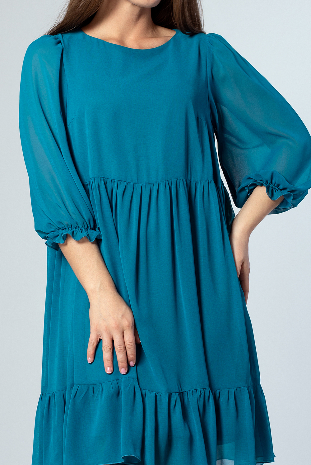 Платье женское 4017АП, морск.волна #284Мво054017АП