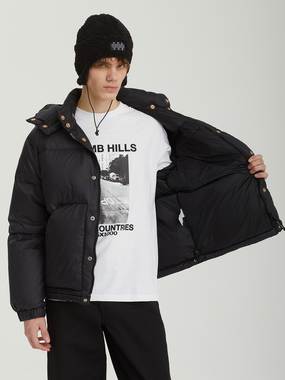 Пуховик Hooded Down