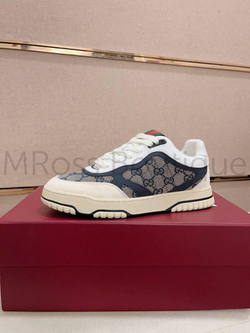 Кроссовки Gucci Re-Web мужские белые с узорами