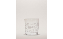Zara Home стакан из стекла, цвет белый, 9 см