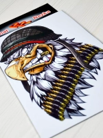 Наклейка - Боевой орел
