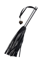 Плеть большая с металлической рукоятью Pecado черная