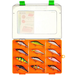 Коробка FisherBox 250 оранж. 5-29отд. 250х190х2мм (малая) FB-B250or