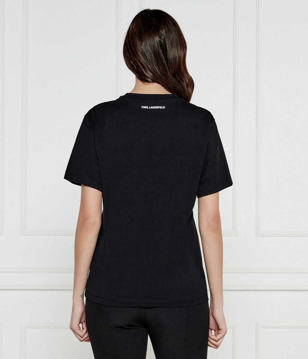 Футболка IKON RS PEAK-A-BOO Karl Lagerfeld - черный(A1W17100)