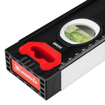 Уровень алюминиевый, усиленный, фрезерованный, 3 глазка, 400 мм Matrix