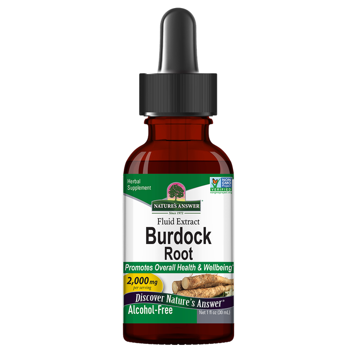 Экстракт лопуха, Nature&#39;s Answer Burdock Root, 30 ml