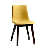 Стул с обивкой Scab Design Natural Zebra Pop, венге, желтый