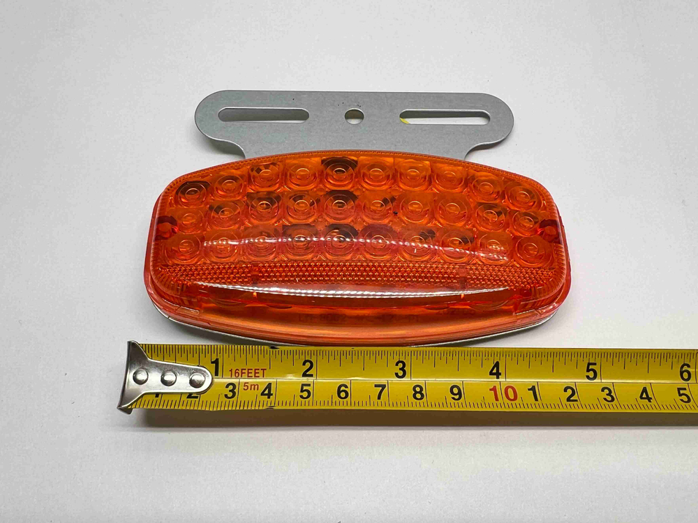 12V / Боковые Светодиодные габаритные фонари, 12 вольта, оранжевый, КристалБим, №8002 (за 1 шт.) -
