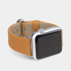 Ремешок для Apple Watch 44/45/46 mm из кожи теленка, золотого цвета