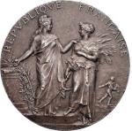 France, Third Republic Reward Medal, 1870–1940