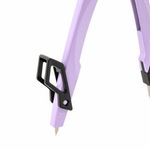 Циркуль с защитным колпачком BRAUBERG "ULTRA", 135 мм, лавандовый, блистер, 210819