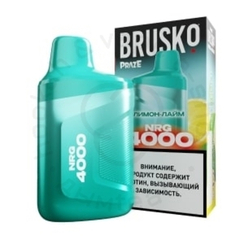 Одноразовая ЭС BRUSKO NRG 4000 с ароматом лимон-лайма, 20мг/см3, 3,3 мл. (М)