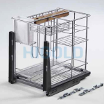 Многофункциональная выкатная корзина - FASHION STYLE, 337x465x422 мм