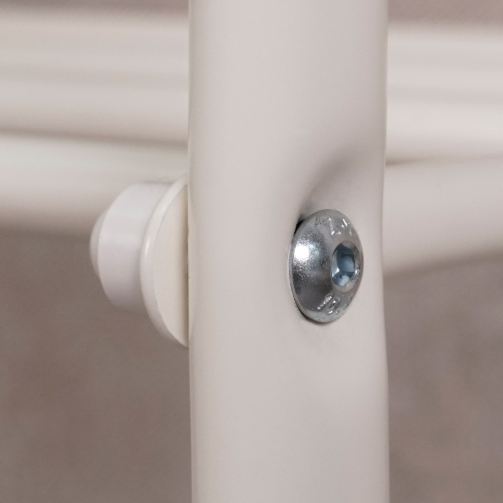 Подставка для обуви "Альфа 33" белая