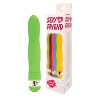 Салатовый эргономичный вибратор 17,5см Bior Toys Sexy Friend SF-70232-7