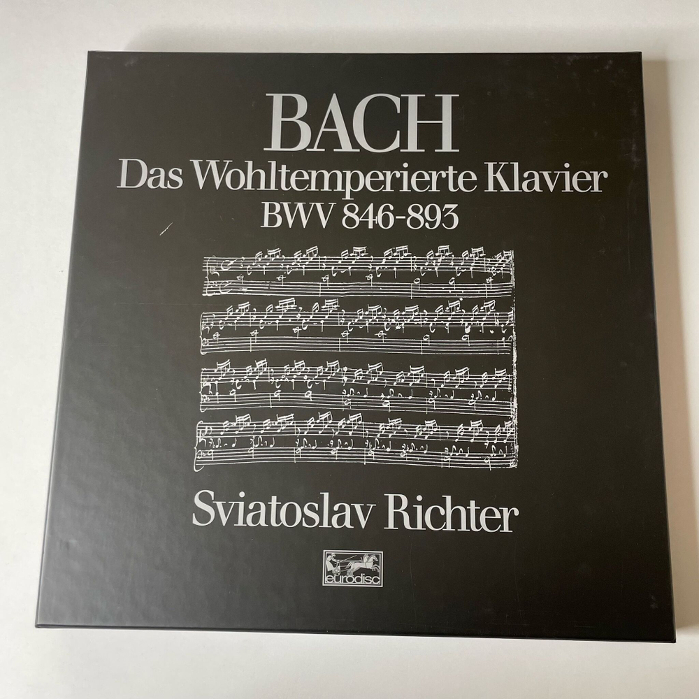 Виниловая пластинка LP Bach И. С. Бах, Sviatoslav Richter Святослав Рихтер, Das Wohltemperierte Klavier BWV 846-893 (Germany 2016) Бокс Сет