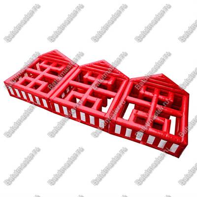 Надувной лабиринт "В цирке", 18*6*3,5 м