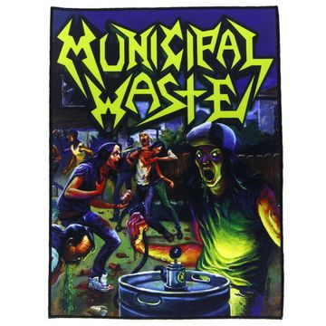 Нашивка спиновая Municipal Waste The Art Of Partying (4041)